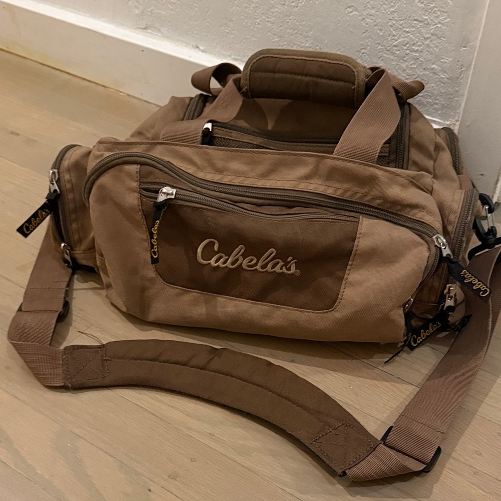Cabela's Small Brown Duffel Bag